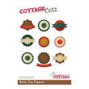 CottageCutz Die Retro Tag Toppers .7 inch To 2.6 inch