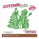 Cottagecutz Elites Die Snowman With Tree 3.7 Inch X3.2 Inch