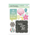 My Minds Eye - Cut & Paste Adorbs Chipboard Stickers - Be