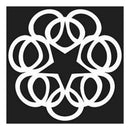 Crafter's Workshop Balzer Bits Mask 4.In X4.In Star Circles