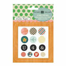 Crate Paper - Story Teller - Fabric & Epoxy Brads 13Pc
