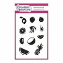 Creative Stamps A6 Stamp Set - Watercolour Fruit - Set of 11