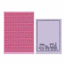 Cuttlebug Cricut Lite Companions Beep Beep Embossing Folders Set