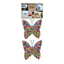 Decorprint Artystick Decorative Stickers 3.75 inch X7.75 inch Butterfly