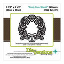 Die-Versions Whispers Die - Candy Cane Wreath