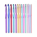 Universal Crafts Multicolour Aluminium Crochet Hooks 14pcs
