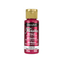 Deco Art - Dazzling Metallics Acrylic Paint 2oz - Festive Red