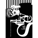 Dress My Craft Black & White Fabric Transfer 21X30cm - Style