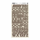 Fancy Pants - Large Alpha Stickers - Grey
