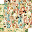 Graphic 45 - Joy To The World Double-Sided Cardstock 12 inch X12 inch - Heavenly Choir