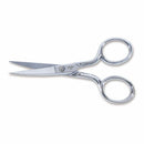 Gingher Curved Embroidery Scissors 4 inch with Leather Sheath