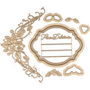 Spellbinders Glimmer Hot Foil Plate - Hollyday Stationery & Envelope Corner*