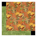 Graphic 45 - Time To Flourish - November Flourish - 12Inx12in Double-Sided Cardstock (Single Sheet)