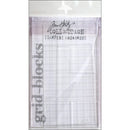 Tim Holtz Acrylic Stamping Grid Block Set