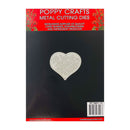 Poppy Crafts Metal Cutting Dies - Rosed Loveheart*