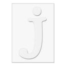 Hero Arts - Letters For Stamping J - 3 Die-Cut Letter Cards (3 Pop-Outs- 3 Fram