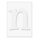 Hero Arts - Letters For Stamping N - 3 Die-Cut Letter Cards (3 Pop-Outs- 3 Fram