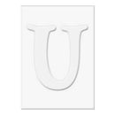 Hero Arts - Letters For Stamping U - 3 Die-Cut Letter Cards (3 Pop-Outs- 3 Fram