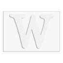 Hero Arts - Letters For Stamping W - 3 Die-Cut Letter Cards (3 Pop-Outs- 3 Fram