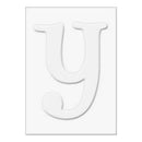 Hero Arts - Letters For Stamping Y - 3 Die-Cut Letter Cards (3 Pop-Outs- 3 Fram