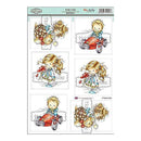Hobby House Wee Stamps Topper Sheet 8.3 Inch X12.2 Inch Polly's Pals