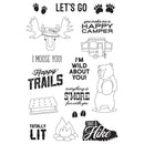 Simple Stories - Happy Trails - Photopolymer Clear Stamps Let's Go - 4 inch x 6 inch*