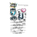 Ink On 3 - 4in x 6in Clear Stamps - Raccoon Hugs*