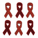 Jesse James Dress It Up Buttons - Red Ribbons
