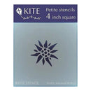 Judikins 4 Inch Square Petite Stencil - Edelweilb