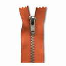 Junkitz - 12 Inches Copper Metal Zipper