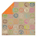 Junkitz - Destination Stamps 12X12 D/Sided Paper (Pack Of 10)