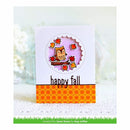 Lawn Cuts Custom Craft Die Happy Fall Line Border*