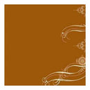 Li'l Davis - Crillon 12X12 Paper Swirl Brownie (Pack Of 10)