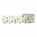 Little B Decorative Foil Tape 25mmX10m Gold Foil Seashell