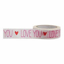 Little B Decorative Paper Tape 15Mmx10m Love You