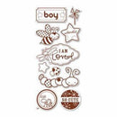 Little Yellow Bicycle - Snugglebug Boy - Shrink Film 10Pc
