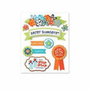 Little Yellow Bicycle - Splash - Dimensional Stickers