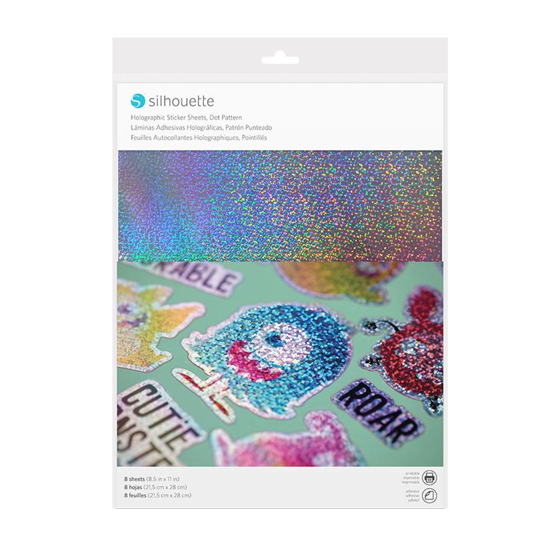 Silhouette® Printable Adhesive Sticker Paper, White