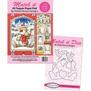 Debbie Moore Match It Party Penguins Metal Die & A5 Pad Rudolph