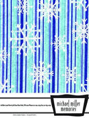 Michael Miller Memories - Half Yard - Snowflake Stripe