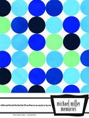 Michael Miller Memories - Half Yard - Disco Dot Aqua