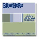 My Minds Eye - Brothers Lay-Over Layout - 12X12 Inch - Acid Free
