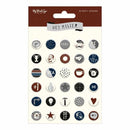 My Minds Eye Hey Mister Puffy Stickers