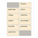 October Afternoon - Thrift Shop - Flashcard Book