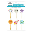 Paper House Life Organized Epoxy Clips 6 Kawaii
