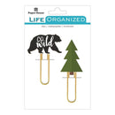 Paper House Life Organized Puffy Clips 2 pack Outdoors