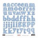 Paper Loft - Light Blue L/C Alpha Sticker