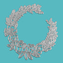 Poppy Crafts Dies - Floral Laurel Wreath