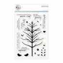 Pinkfresh Studio Clear Stamp Set 4inchX6inch Folk Tree