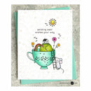 Pinkfresh Studio Clear Stamp Set 6inchX8inch Tealightful Day*